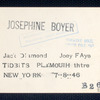 Jack Diamond, Josephine Boyer, and Joey Faye in Tidbits of 1946