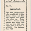Windbag. Trainer G. Price.
