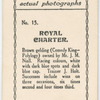 Royal Charter. Trainer J. Holt.
