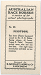 Piastoon. Trainer E. Fisher.