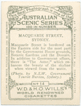 Prince Consort's statue and Astor House, Macquarie Street, Sydney.