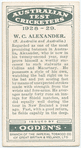 W.C. Alexander (S. Australia & Australia).