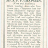Mr. A.P.F. Chapman (Kent & England).