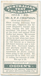 Mr. A.P.F. Chapman (Kent & England).