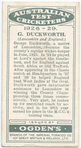 George Duckworth (Lancashire & England).