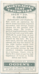 G. Geary (Leicestershire & England).