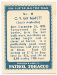 C.V. Grimmett.