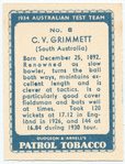 C.V. Grimmett.