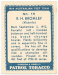 E.H. Bromley.