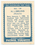 H.I. Ebeling.