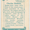Charles Dickens.