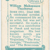 William Makepeace Thackeray.