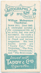 William Makepeace Thackeray.