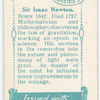 Sir Isaac Newton.