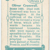 Oliver Cromwell.
