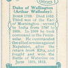 Duke of Wellington (Arthur Wellesley).
