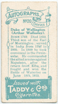 Duke of Wellington (Arthur Wellesley).