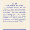 Sunbeam Alpine.