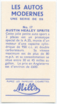 Austin Healey Sprite.