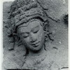 Plaosan, candi: Tjandi Plaosan (?), head of Bodhisattva, Museum Djakarta (?)