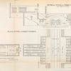Plan of tunnel at street stations; section of tunnel at street station.