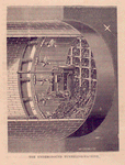 Underground tunneling-machine.