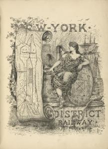 A miscellaneous collection of pamphlets, broadsides, etc., relating to the projects of the New York District Railway Company