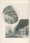 Four column (tower) viaduct construction; Manhattan valley viaduct, looking north.