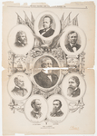 The cabinet [James G. Blaine, Secretary of State, at center], The daily graphic, March 4, 1889.