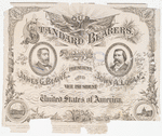 Our standard bearers. Candidates for 23rd president and vice president of the United States of America, 1884 : James G. Blaine and John A. Logan.