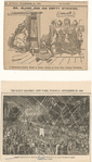 Mr. Blaine and his empty stocking : a melancholy incident which is pretty certain to occur next political Christmas ; Grand reception to Senator Blaine at Newark, N.J., last Thursday night : scene on Broadway, The daily graphic, September 28, 1880