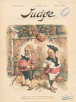 The two little boys from Maine : each keeps an eye on the other, and also has an eye on the apple, Judge, October 11, 1890.