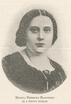 Helena Petrovna Blavatsky as a young woman, The messanger, May 1925.
