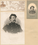 Gen. Blenker [three portraits and a map of part of Virginia and Washington D.C.].