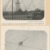 Blondin performing one of his extraordinary feats on the tight-rope ; Blondin eating his luncheon on a tight-rope stretched two hundred feet above the ground.