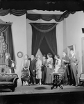 Scene from "Right you are if you think you are" with Reginald Mason, Elizabeth Risdon, Helen Westley, Edward G. Robinson, et al.