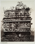 Palais Des Nonnes, à Chichen-Itza : façade de l'alle Gauche.