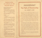 Juggernaut; the path of dictatorship.