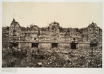 Palais des Nonnes, à Uxmal, façade de l'aile Nord