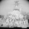 Scene aboard H.M.S. "Europa". Setting by Lee Simonson for Theatre Guild's Production of "Roar China."