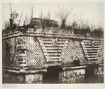 Palais Des Nonnes, à Uxmal; detail de la façade dite Egyptienne.