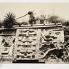 Palais Des Nonnes, à Uxmal; detail de la façade de la couleuvre.