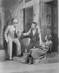 Percy Verwayne (Sportin' Life), Frank Wilson (Porgy), and Evelyn Ellis (Bess) in the stage production Porgy
