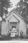 Faith Memorial Chapel.  Built by Rev. Mr.Guerry after the war.  Services are held on Sunday, and during the week there is school here for Negro children.