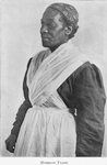 Murriah Flood.  Born a slave of Mrs. Thomas Harrison, Faunsdale Plantation.  After the war, she went to Washington with her husband, where she had an unhappy experience.  She returned to Faunsdale and is now nurse to her former mistress's great - grandchildren.