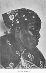 Aunt Africa.  "Ise gwine t' heah dem heabenly ban's An' feel de tech of de ole-time han's Dat long hab passed away."