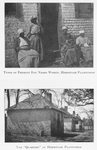 Types of present day Negro women, Hermitage Plantation. ; The "Quarters" at Hermitage Plantation.