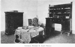 General Robert E. Lee's office.  " Probably no spot in the South is possessed of such a wealth of impressive traditions as is this now disued little room underneath the Memorial Chapel.  It was here that the Hero of the South presided as head of Washington and Lee University, and today one can see his pens, his books and his letters just as he left them when he left the little office forever."