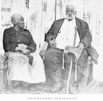 Old slave couple , Mercer county.