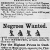 Negro traders' advertisements.